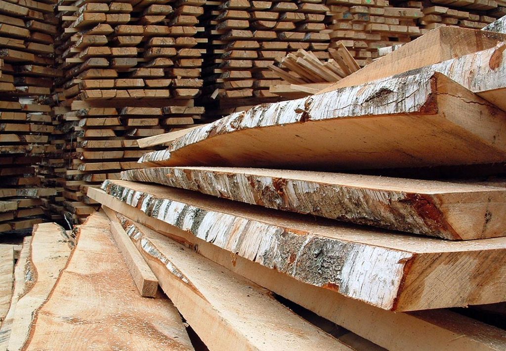 Lielanteni – apaļkoku zāģēšana