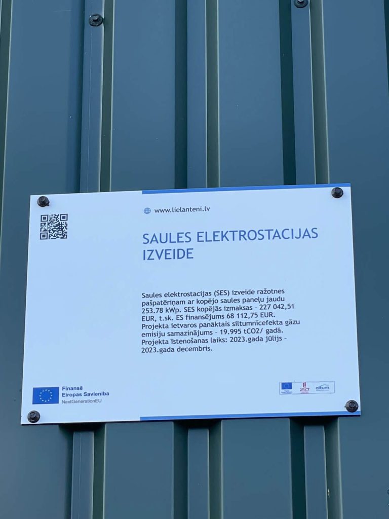 SIA Lielanteni - SES atbalsts ALTUM